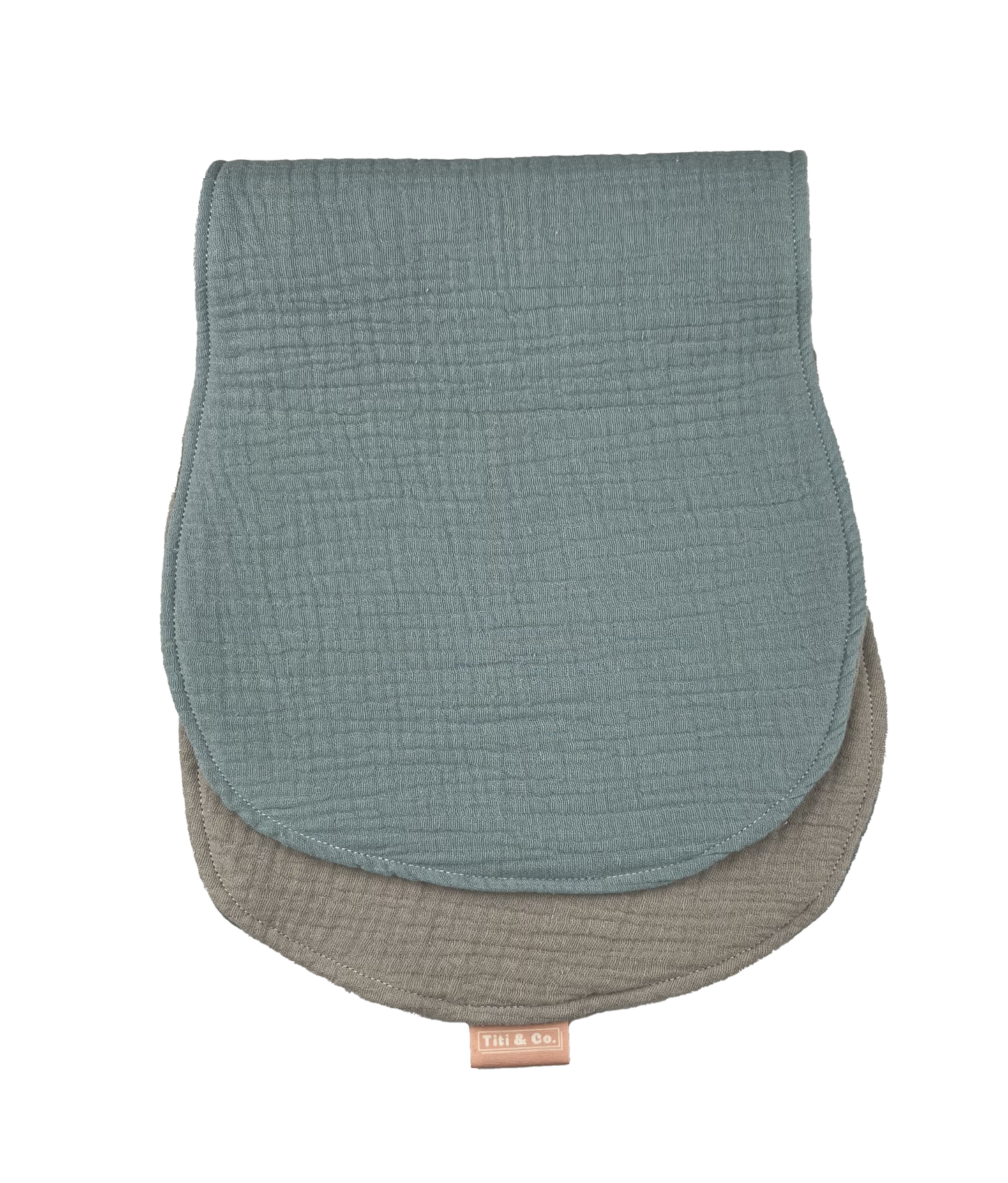 Burp_Cloth | Individual - Pistachio_Cream_folded_half