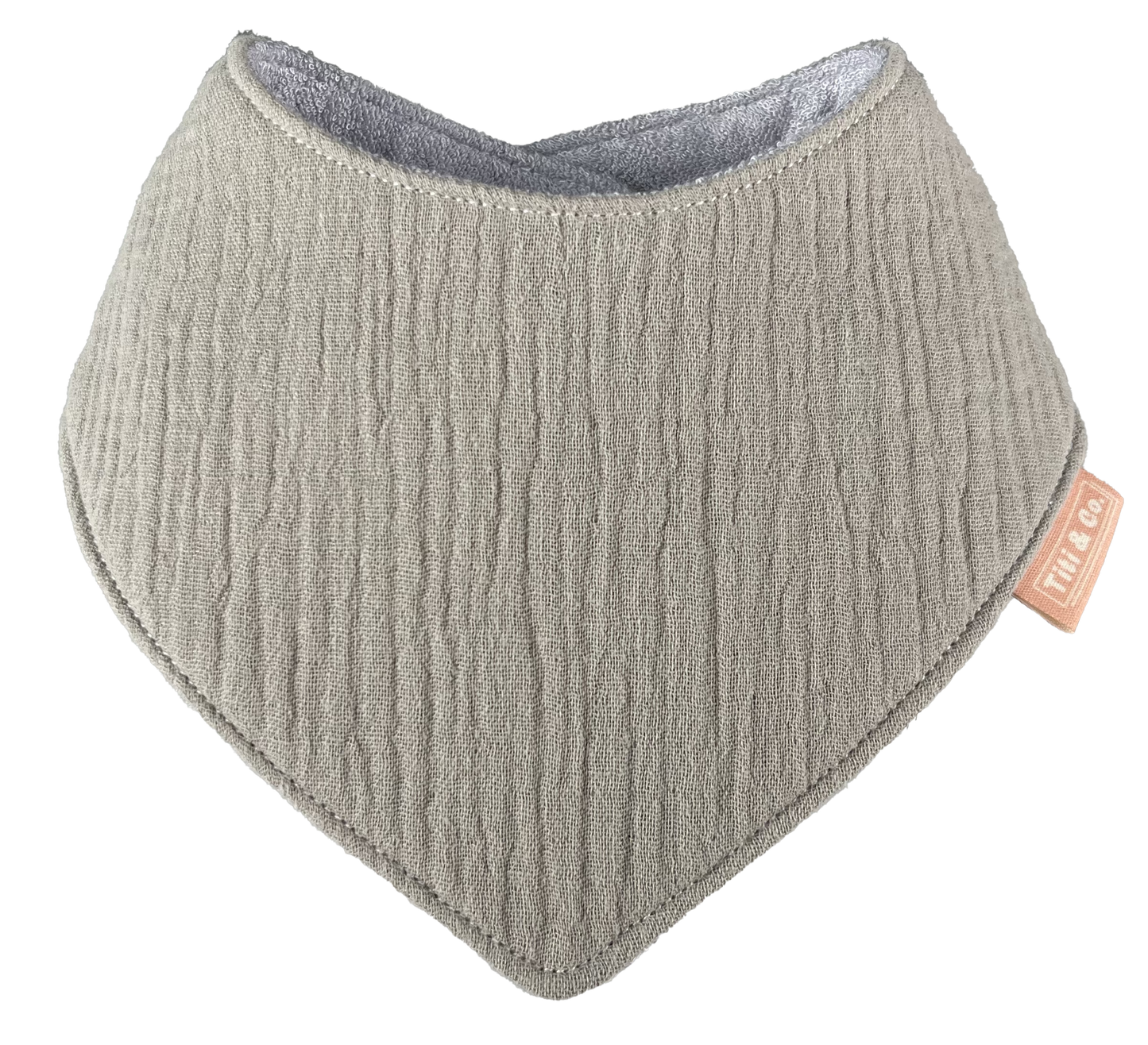 Dribble Bib Mocha | Single Top Bib