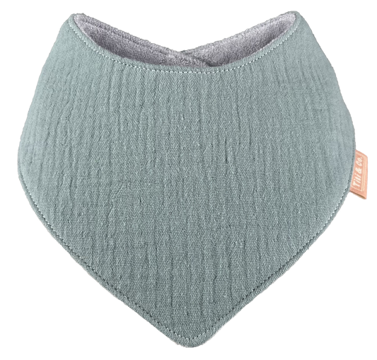 Dribble Bib Sage | Single Top Bib