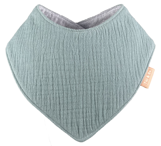 Dribble Bib Sage | Single Base Bib