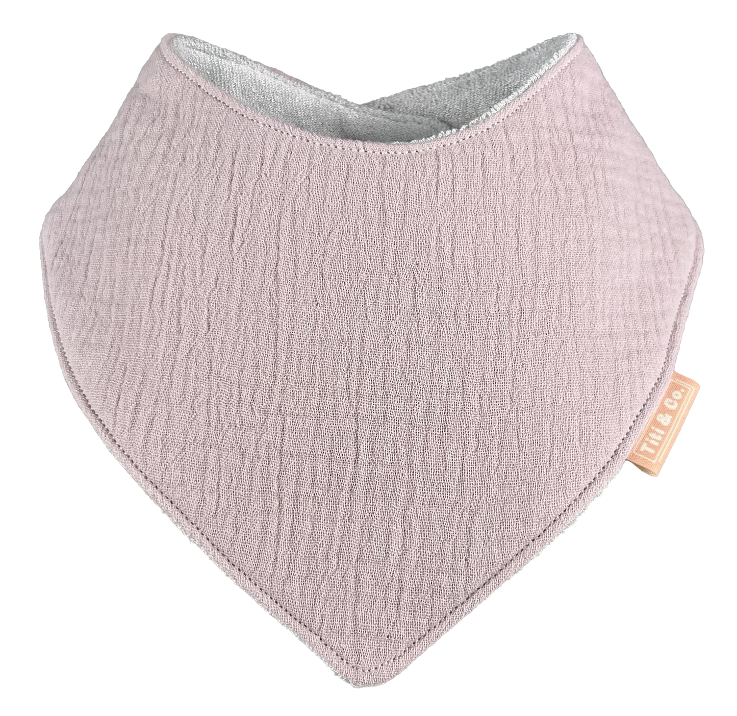 Dribble Bib Dusty Pink | Single Base Bib