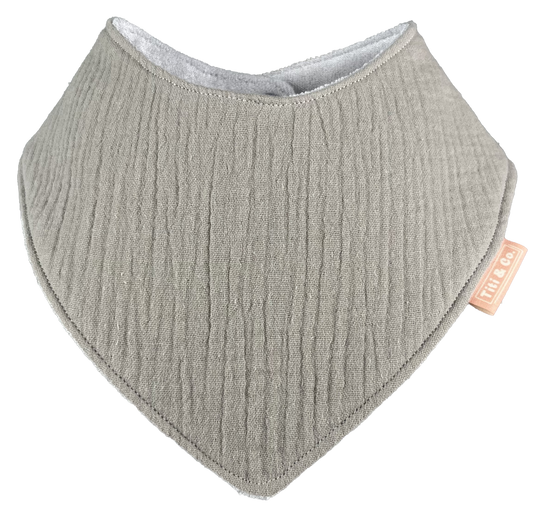 Dribble Bib Mocha | Single Base Bib