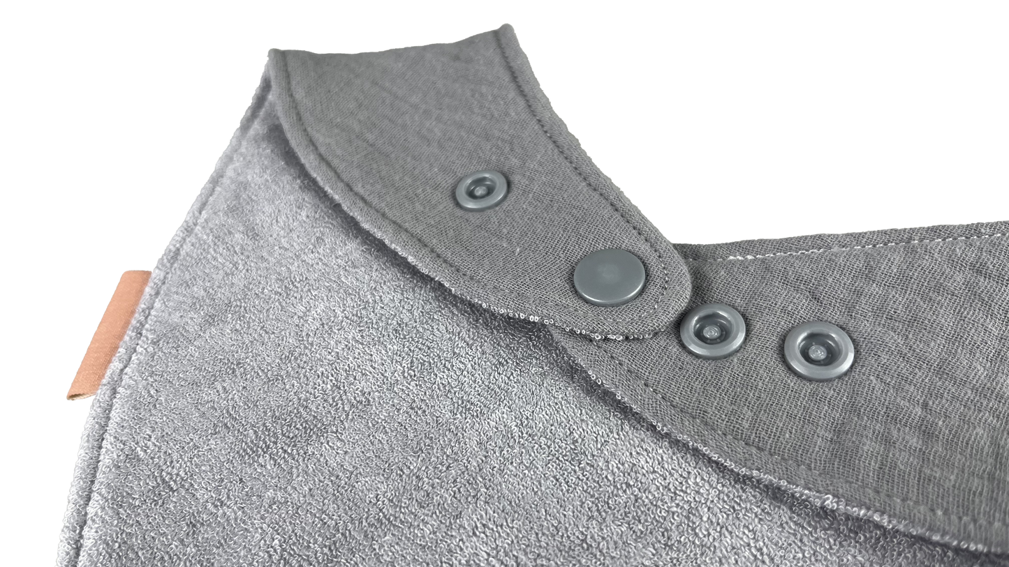 Dribble Bib Grey | Single Base Bib