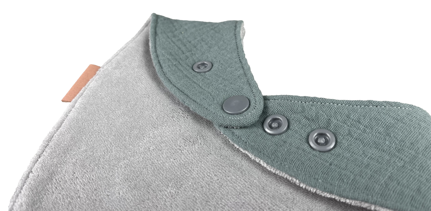 Dribble Bib Sage | Single Base Bib